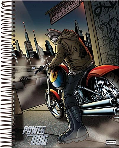 Caderno F Power Dog 96f