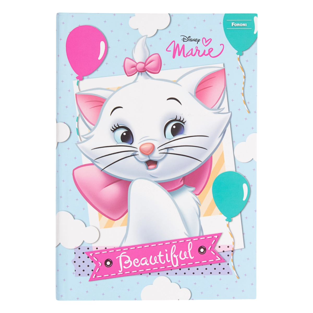 Caderno Capa Dura Brochura 1/4 Marie Foroni 140mm X 202mm 96 Folhas