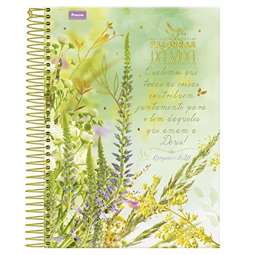 Caderno C.dura Foroni Palavras De Vida 1mat.96fl Un