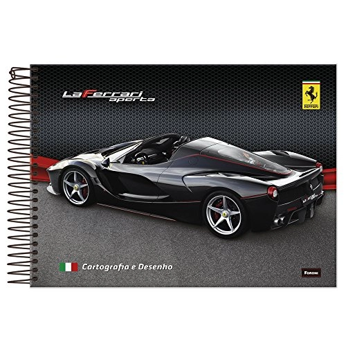 Caderno Foroni Cart.cd 96f Ferrari