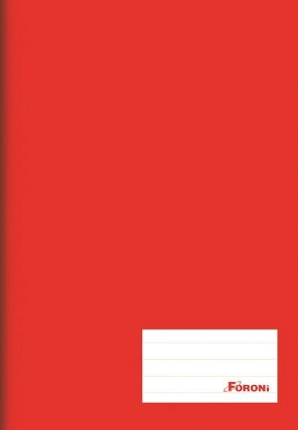 Caderno Brochura Vermelho 48 Folhas 145g Foroni