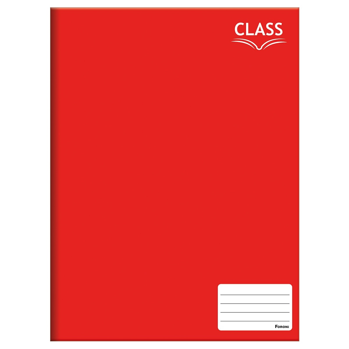 Caderno Cost Cd Foroni Vermelho 96f