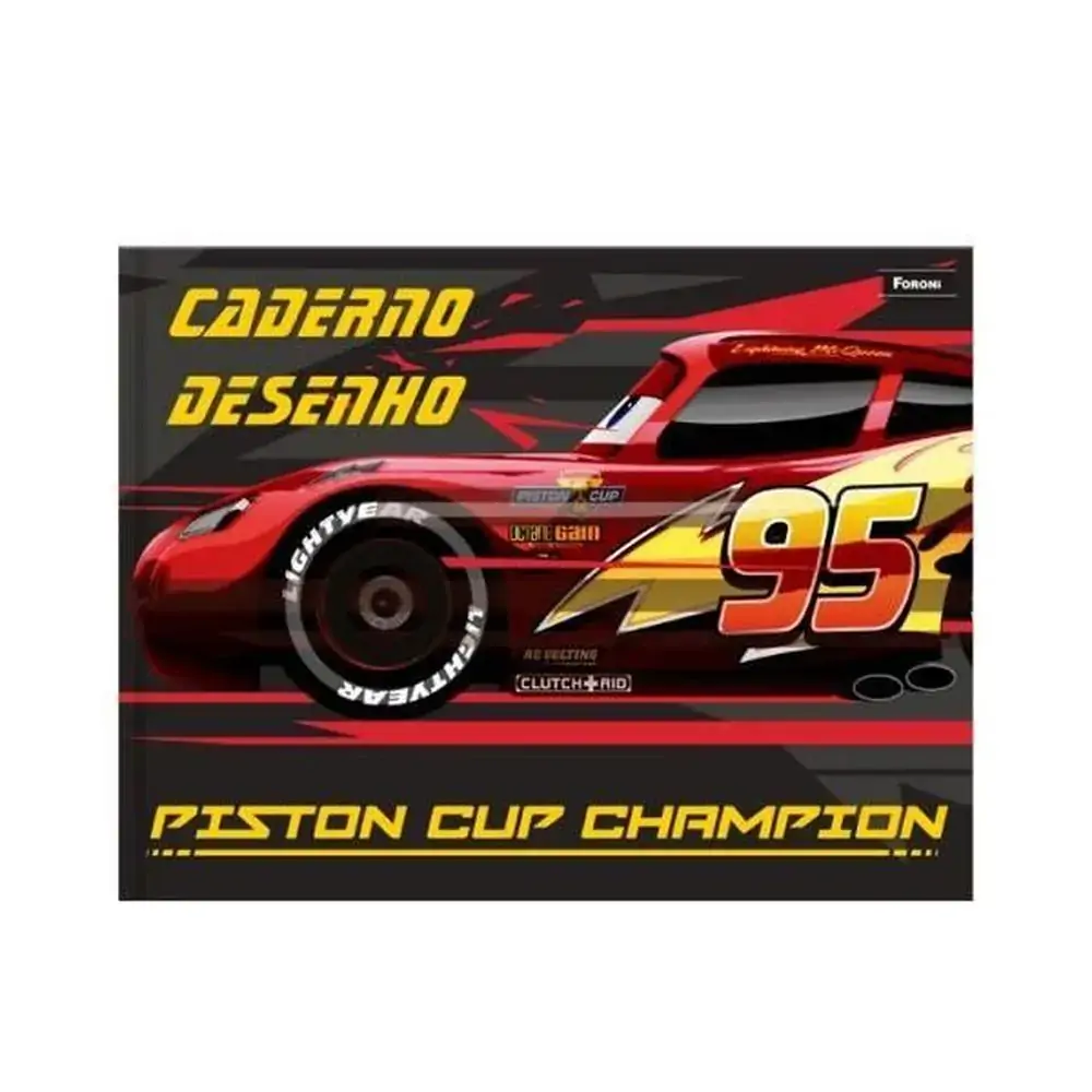 Caderno Cd Foroni Desenho Carros