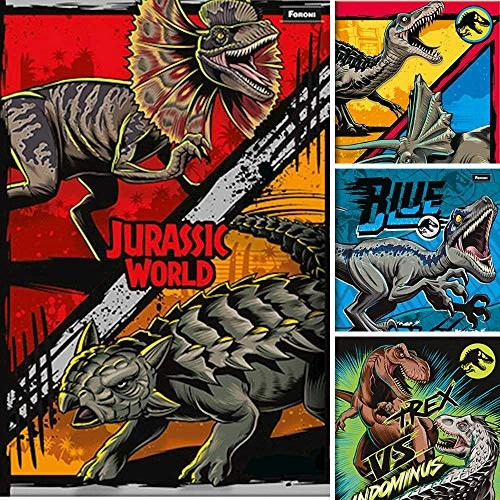 Caderno Brochurao Foroni Jurassic World 96fl Un