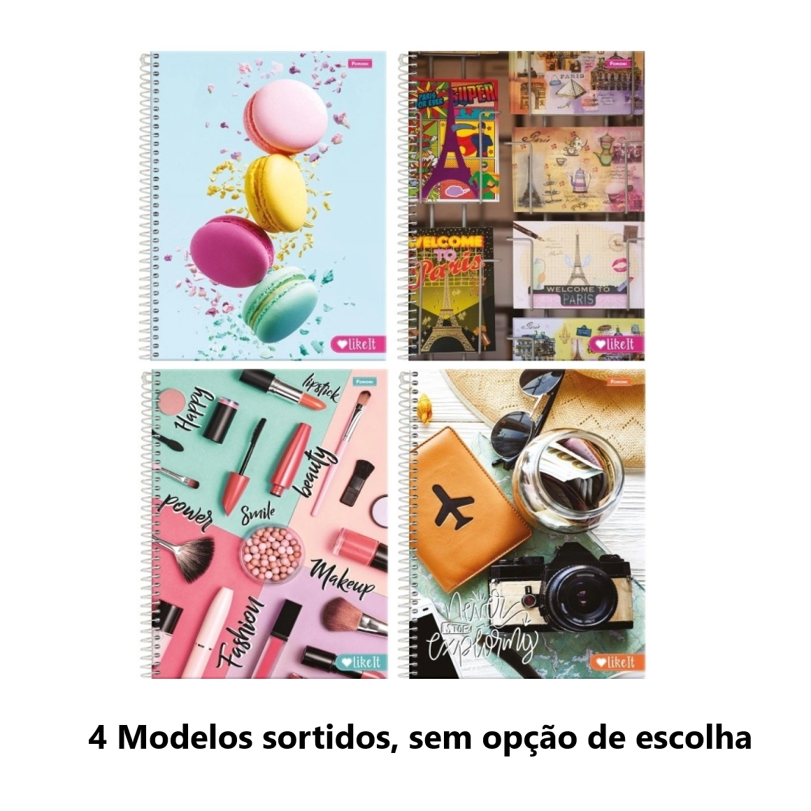 Caderno Like It 10m Foroni