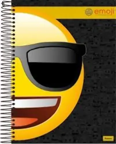 Caderno Espiral Emoji 96 Folhas 500g Foroni