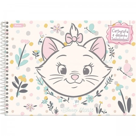 Caderno Foroni Cartografia Cd Disney Marie 96f 338339