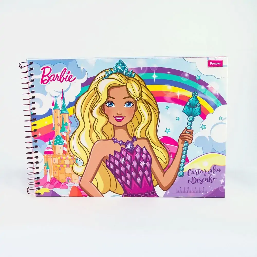 Caderno Foroni Cartografia Barbie 96f
