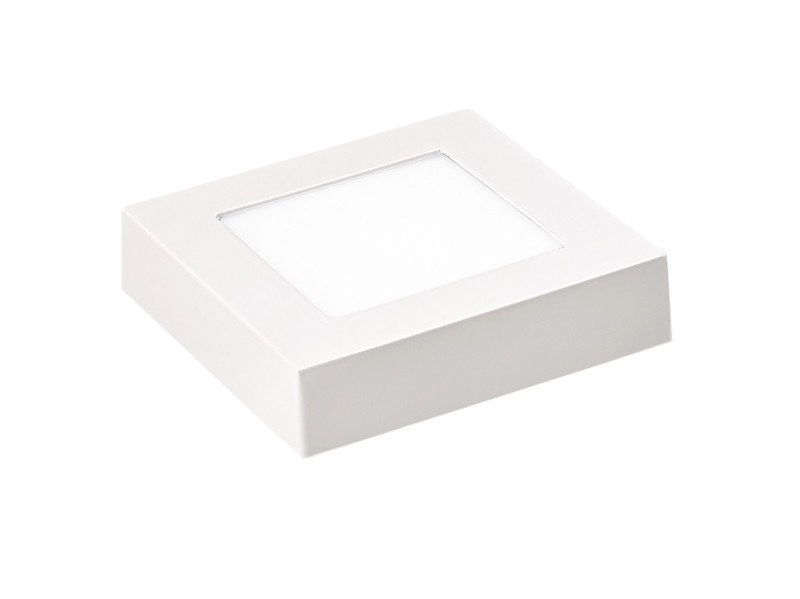 Painel De Led Blumenau Sobrepor Quadrado 6w De 6500k  Luz Branca