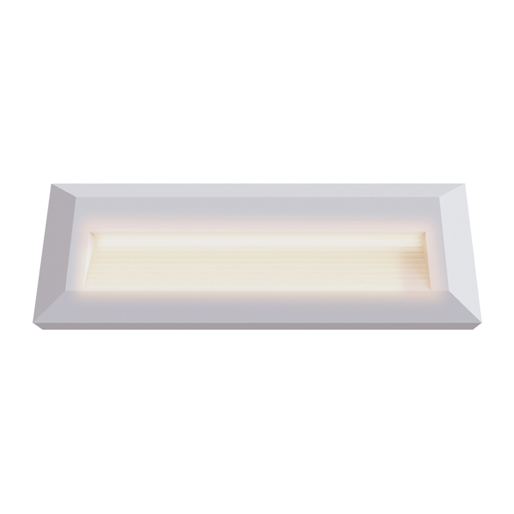 Balizador LED de Parede Sobrepor 3W Luz Amarela Plástico IP65 Germany