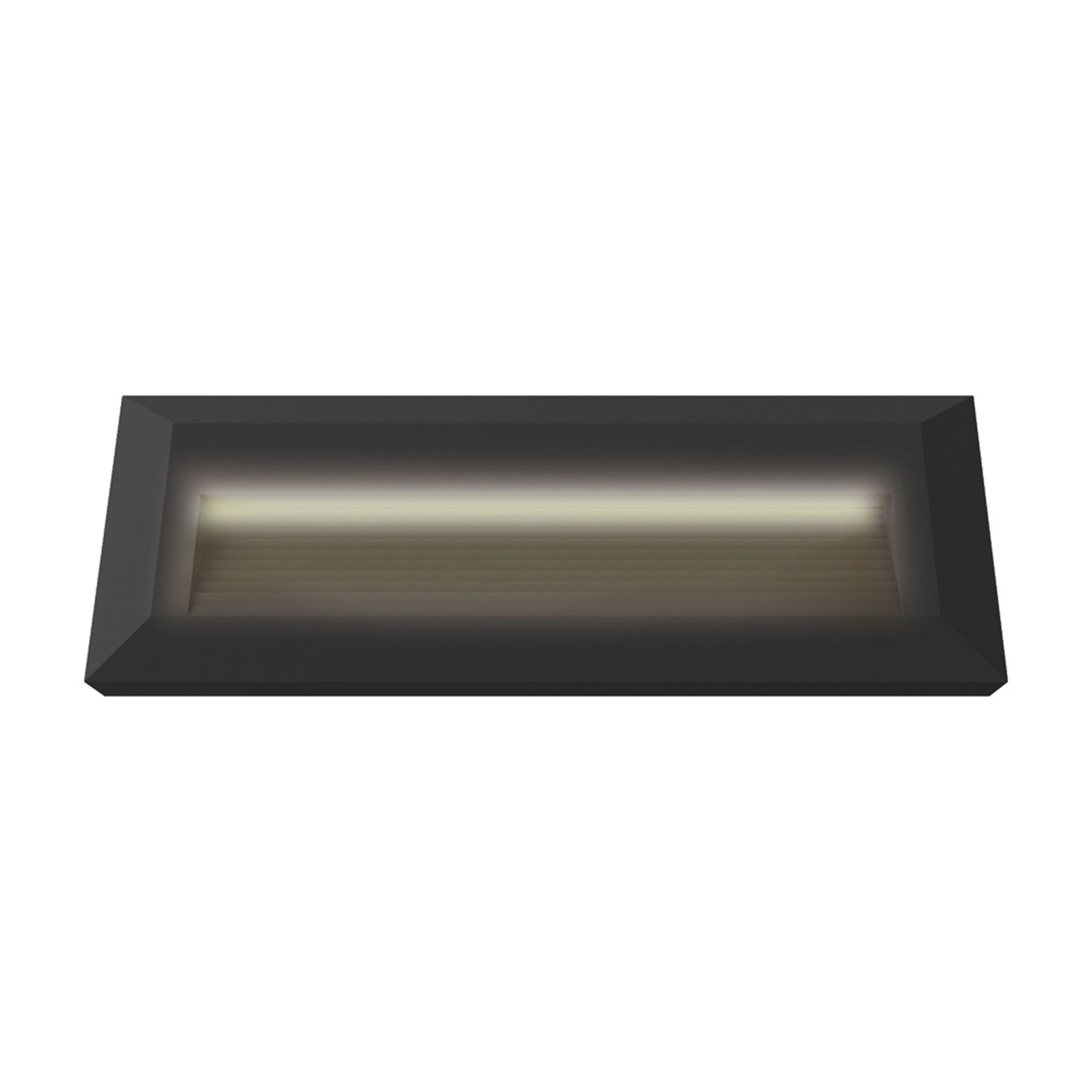 Balizador LED de Parede Sobrepor 3W Luz Amarela Plástico IP65 Germany