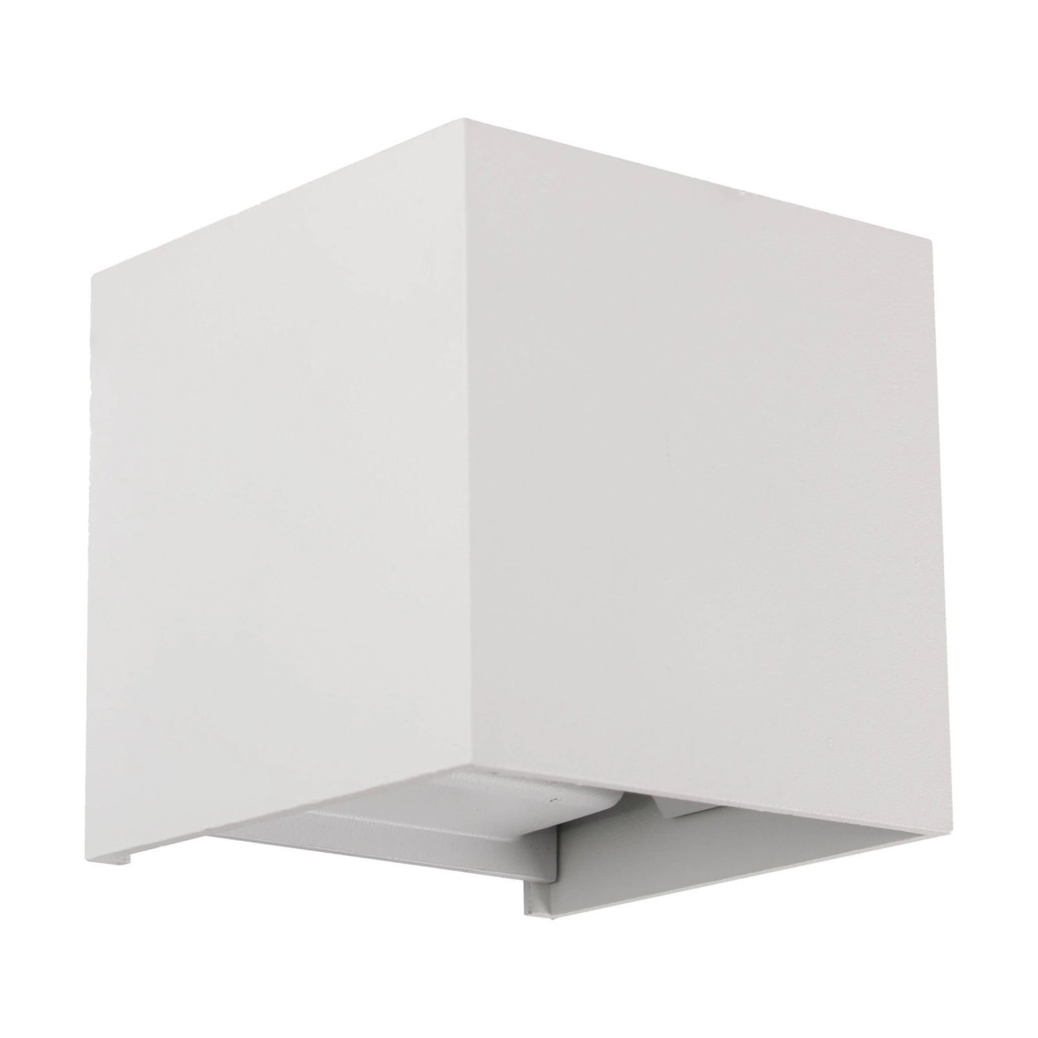 Arandela Free Led Quadrado Ip65 Al 6w Bivolt 3000k Germany Branco