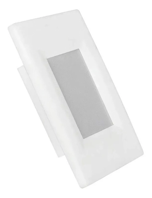 Balizador Parede Escada Led 2w 4x2 Branco Quente 3000k