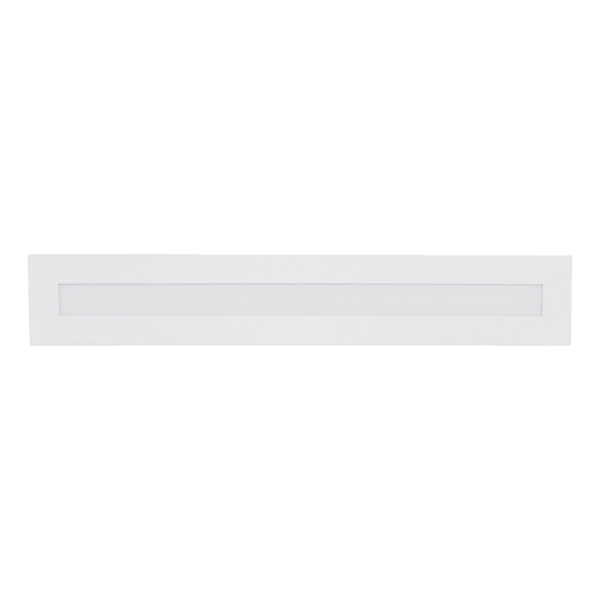 Painel de Led Embutir Retangular Luz Branca 20W Blumenau Iluminação 62x15cm Branco Bivolt
