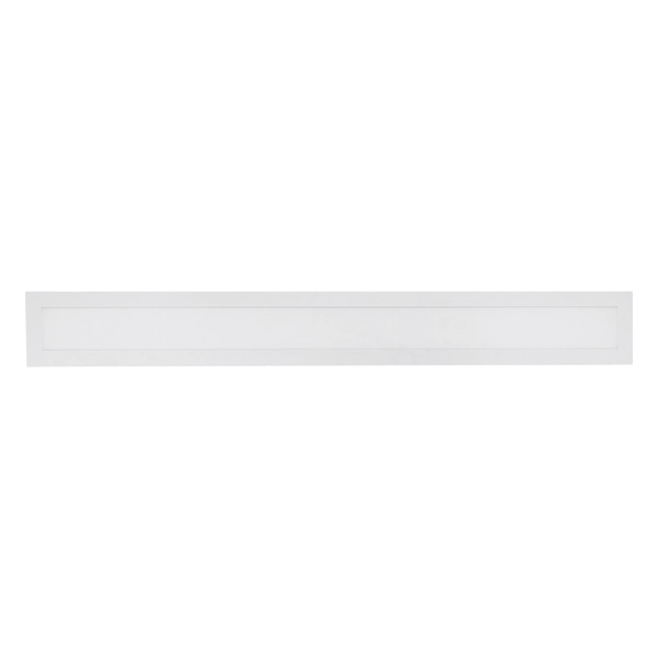Painel de Led Embutir Retangular Luz Branca 36W Blumenau Iluminação 123,4x15cm Branco Bivolt