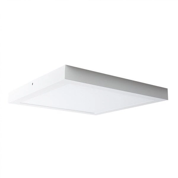 Painel Led Sobrepor Quadrado Em Alumínio 595mm 40w Bivolt 4100k 80873004 Blumenau Branco