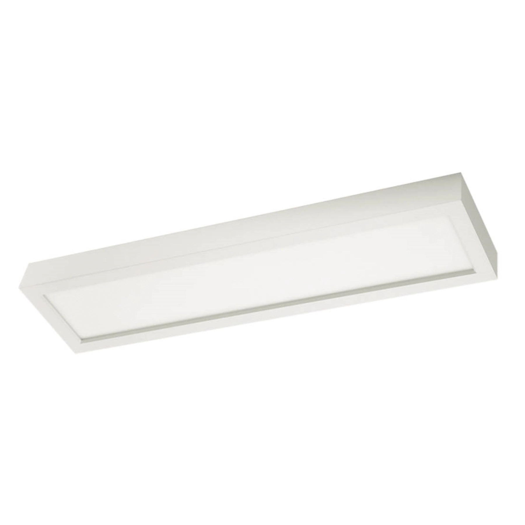 Painel de Led Sobrepor Retangular Luz Neutra 30W Blumenau Iluminação 30x60cm Branco Bivolt