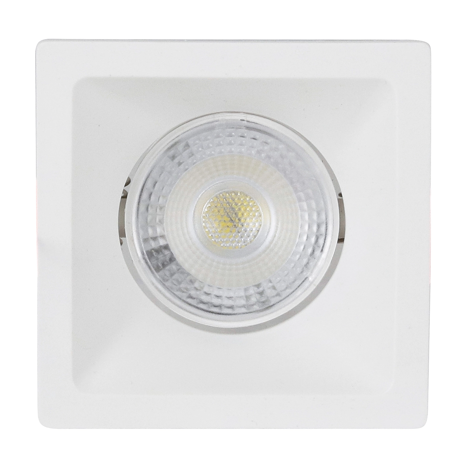 Spot Recuado Emb. Quad. 74mm ABS+PC 3W Bi-Volt LED 6.500K - Branco