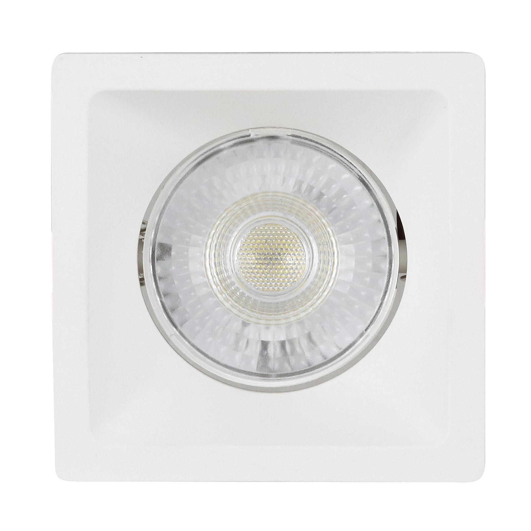 Spot Recuado Emb. Quad. 94mm ABS+PC 6W Bi-Volt LED 6.500K - Branco