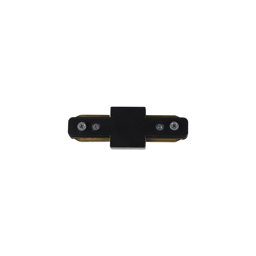 Conector Reto Blumenau Para Trilho De Sobrepor Preto