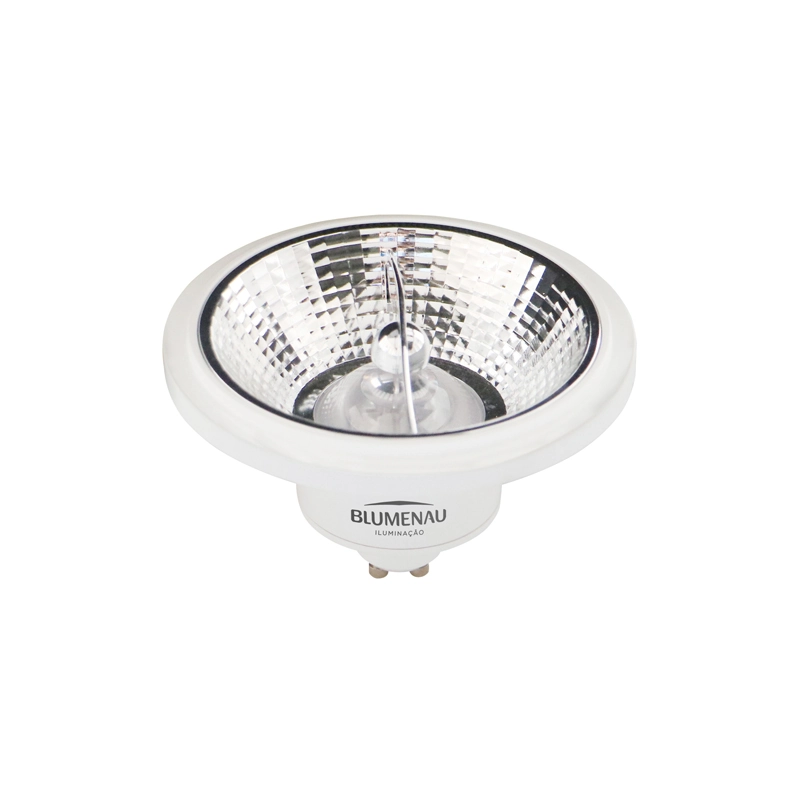 Lâmpada Led Blumenau Ar111 12w Gu10 Bivolt - 2700k Luz Amarela - Único