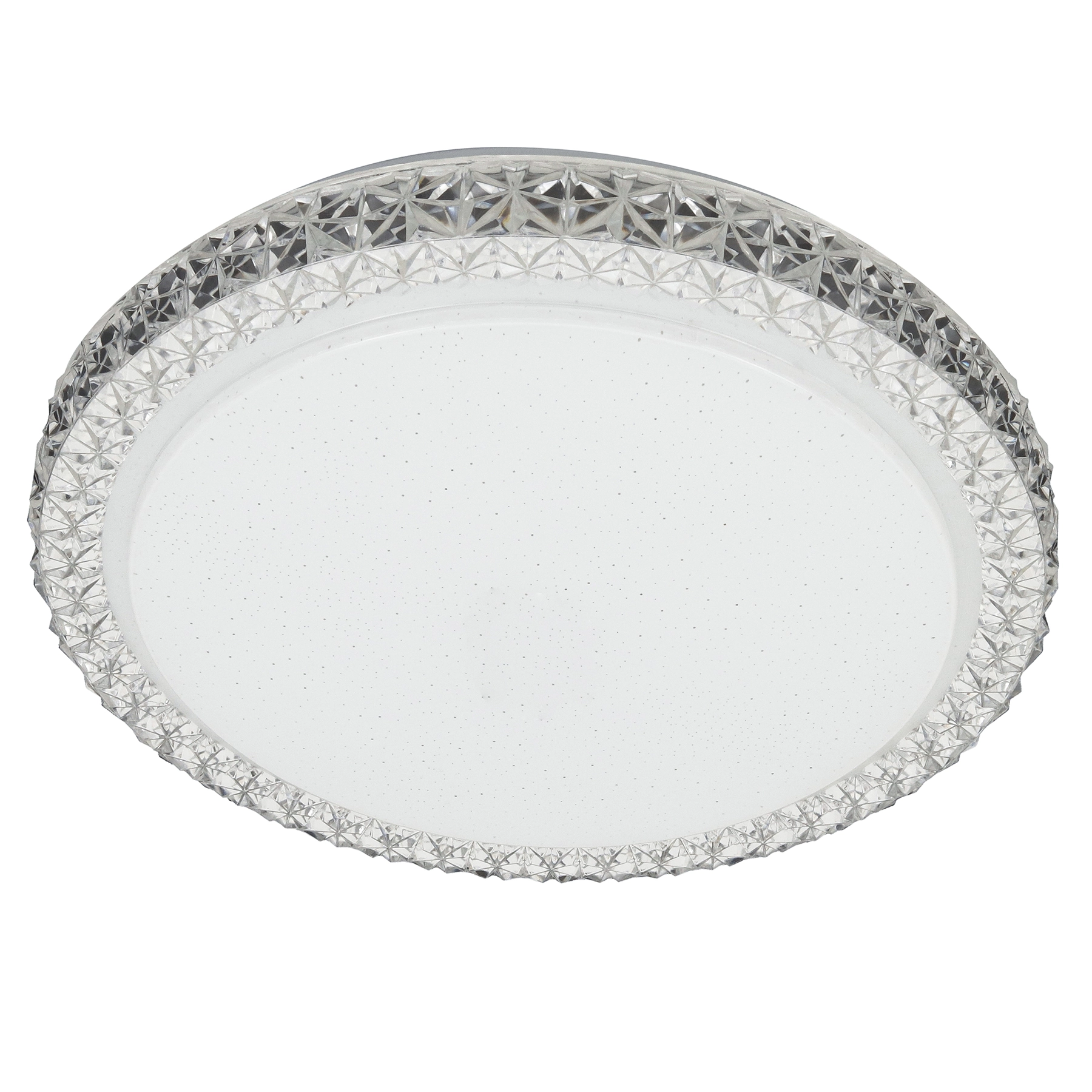 Plafon Shine LED Redondo 280mm Acrílico Liso 18w - Bi-Volt Temperatura de cor Ajustável