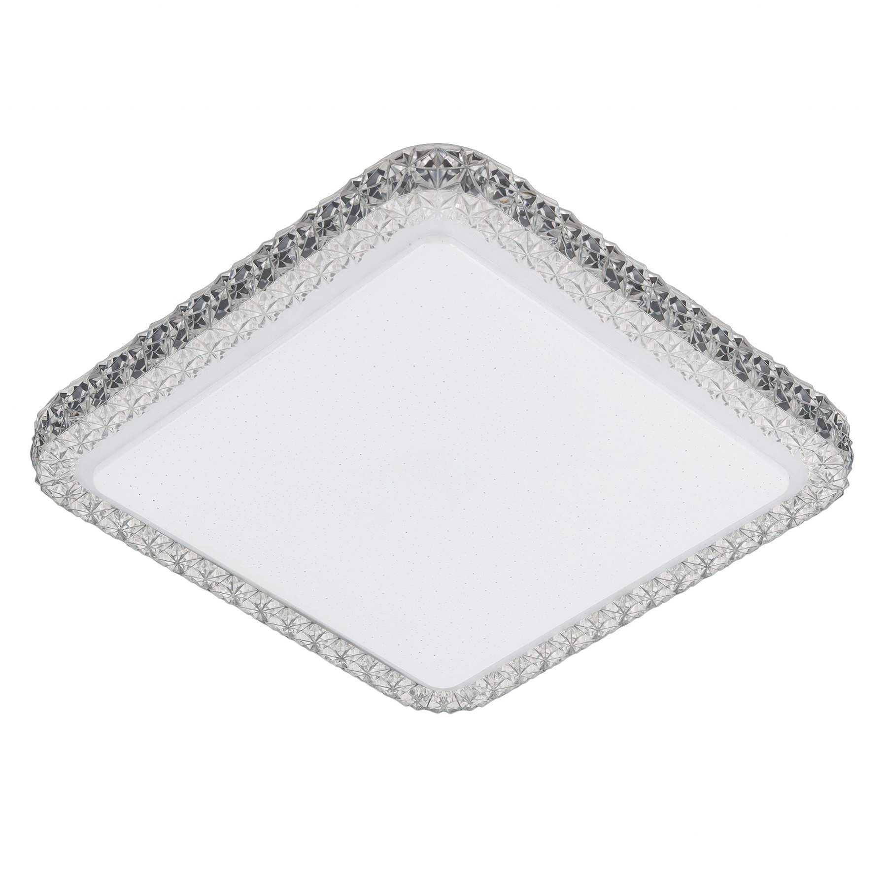 Plafon Shine LED Quadrado 280mm Acrílico Liso 18W - Bi-Volt Temperatura de cor Ajustável