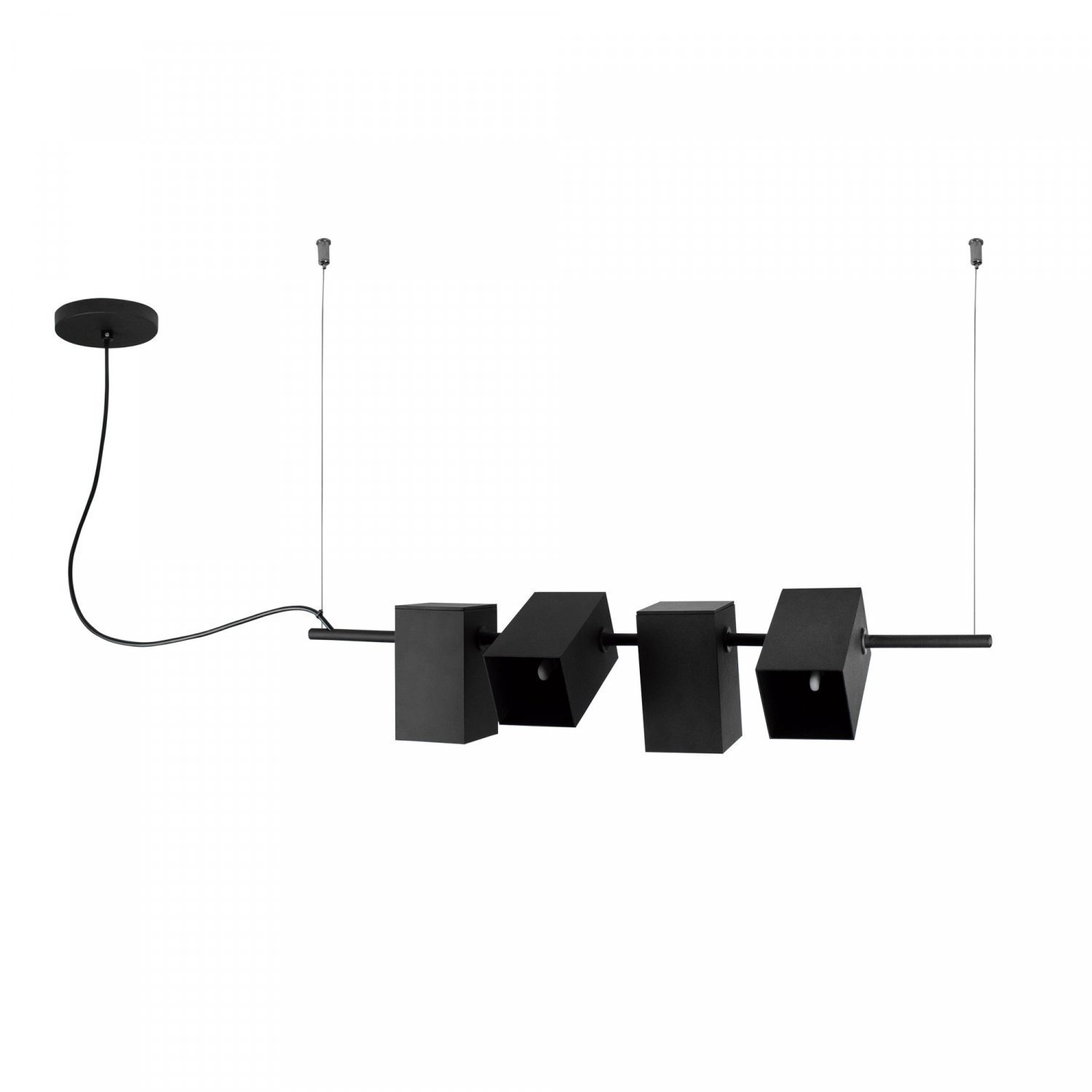 Pendente Bivolt 70cm Kina Light 817000-08 Blumenau Preto