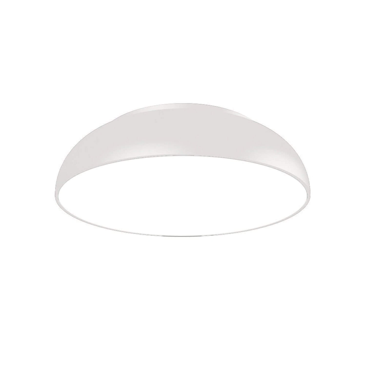 Plafon Pleno Redondo 3xe27 Blumenau Branco