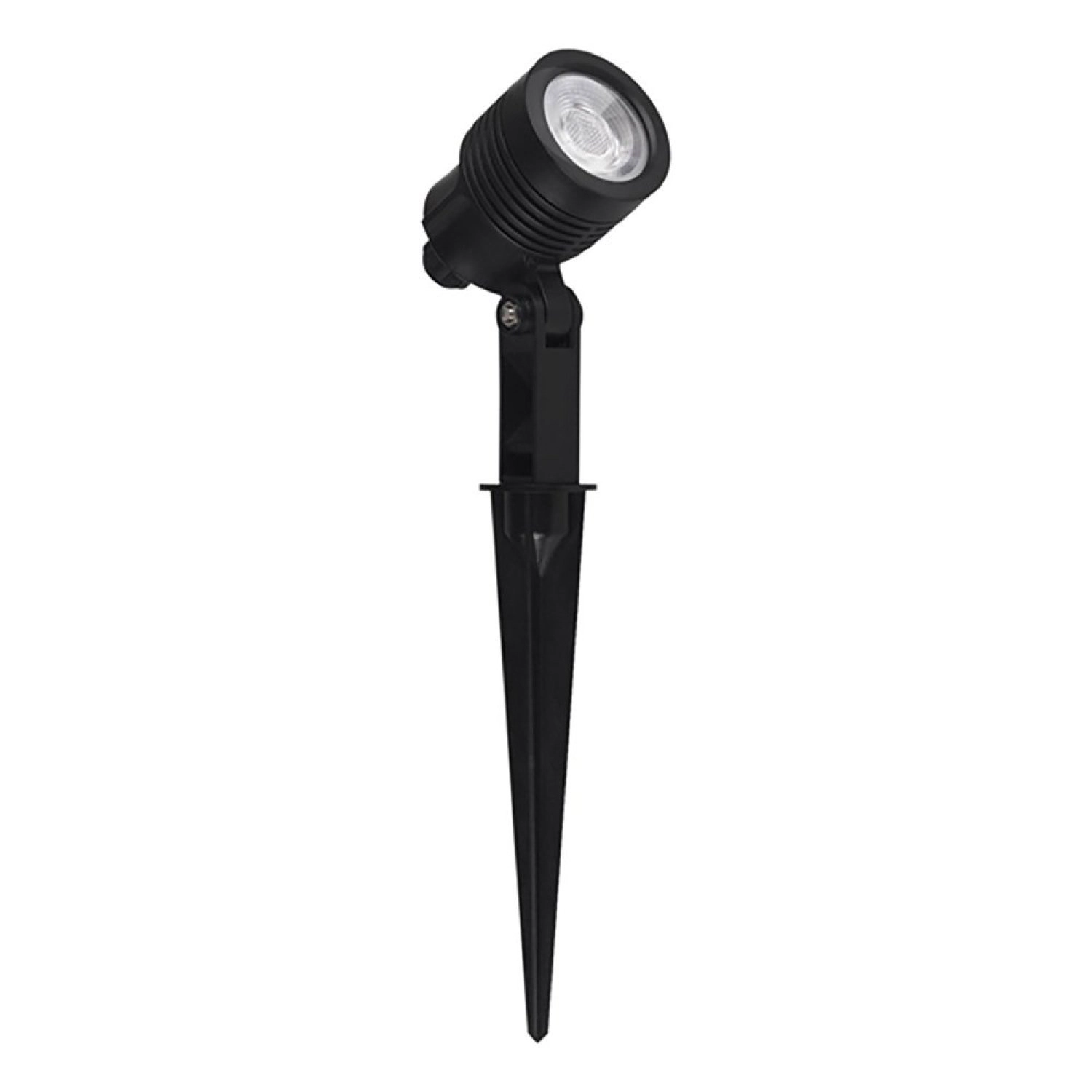 Espeto Clear Abs Led 6w Ip65 Bi-volt Luz Verde Germany Preto