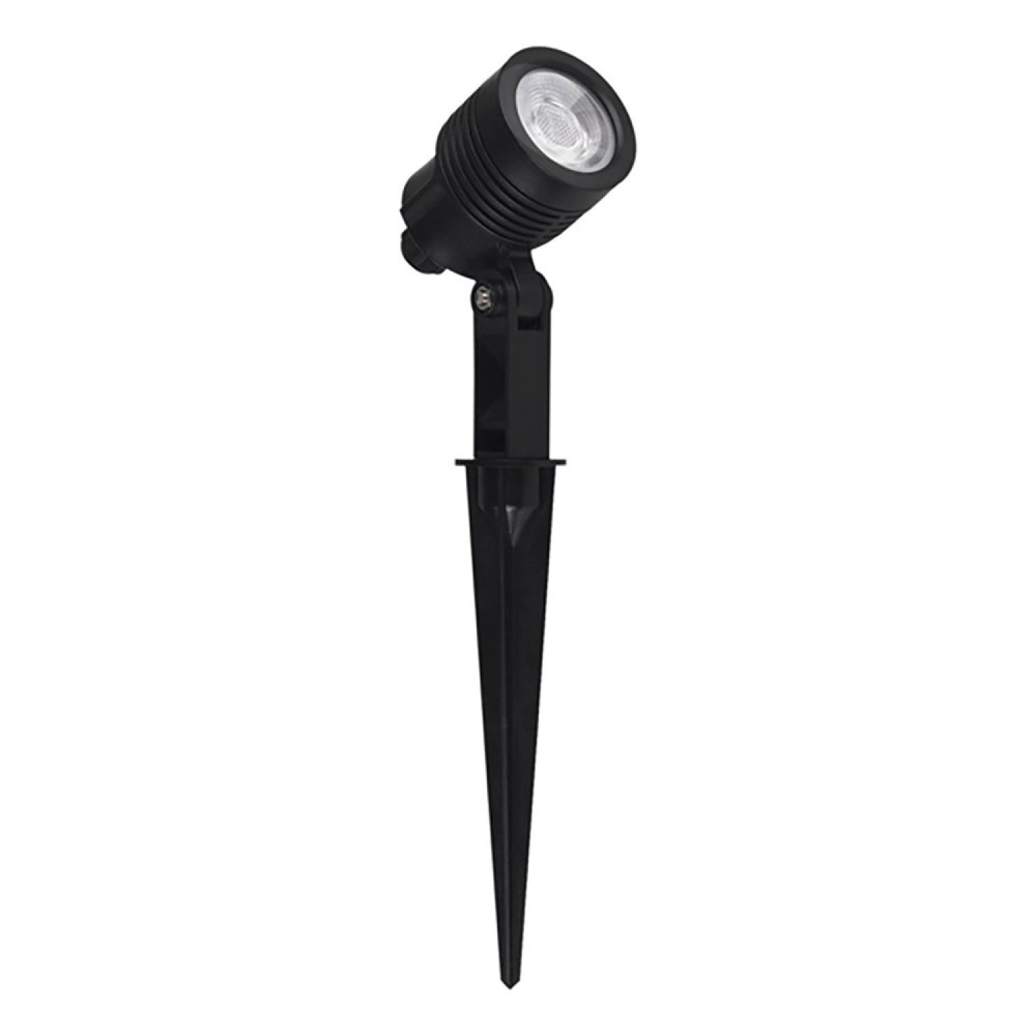 Espeto Clear Abs Led 6w Ip65 Bi-volt 6.500k Germany Preto