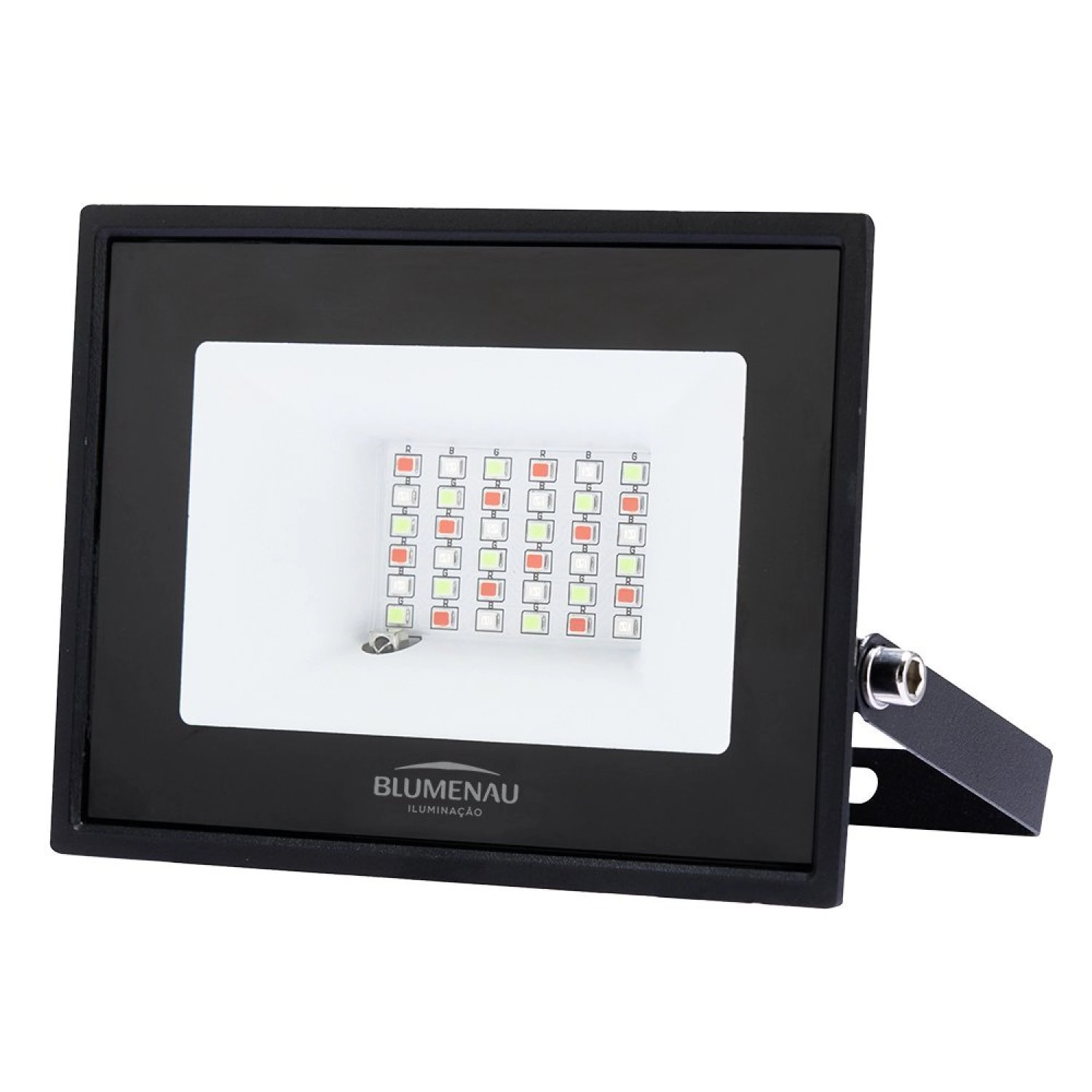 Refletor Tech Alumínio 50w Bivolt Led Rgb 76507000 Blumenau Preto