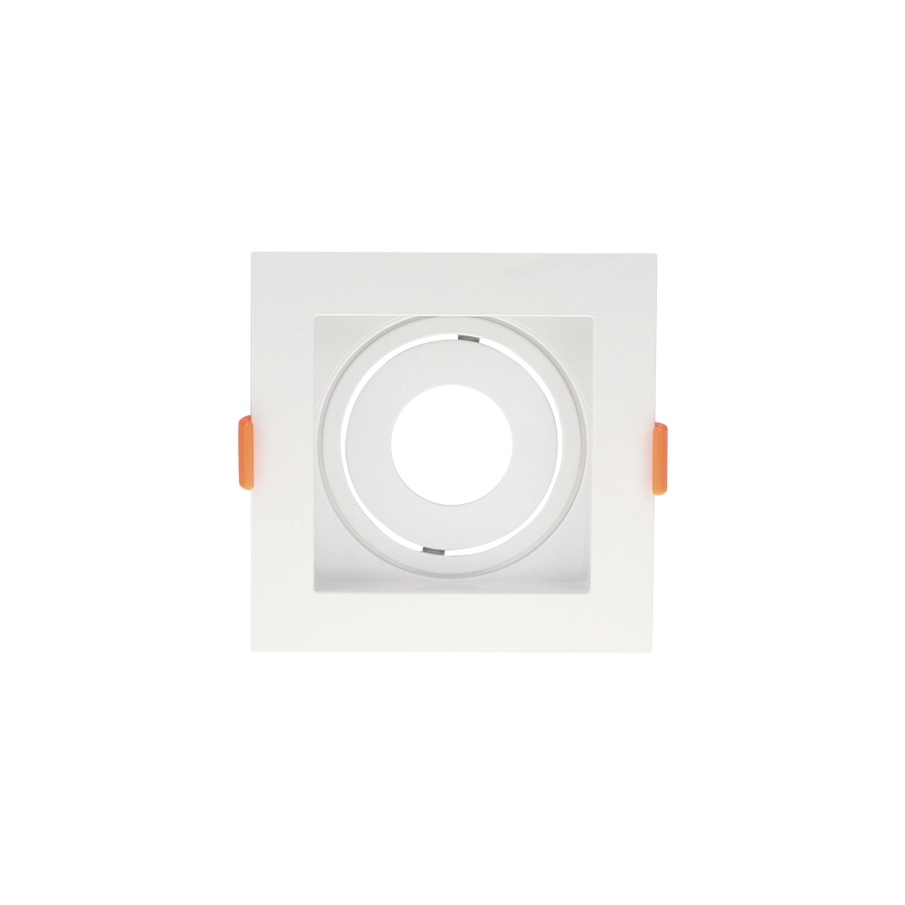 Spot De Embutir Recuado Blumenau Clean Para Lâmpada Mr11 Gu10 Quadrado Bivolt Branco