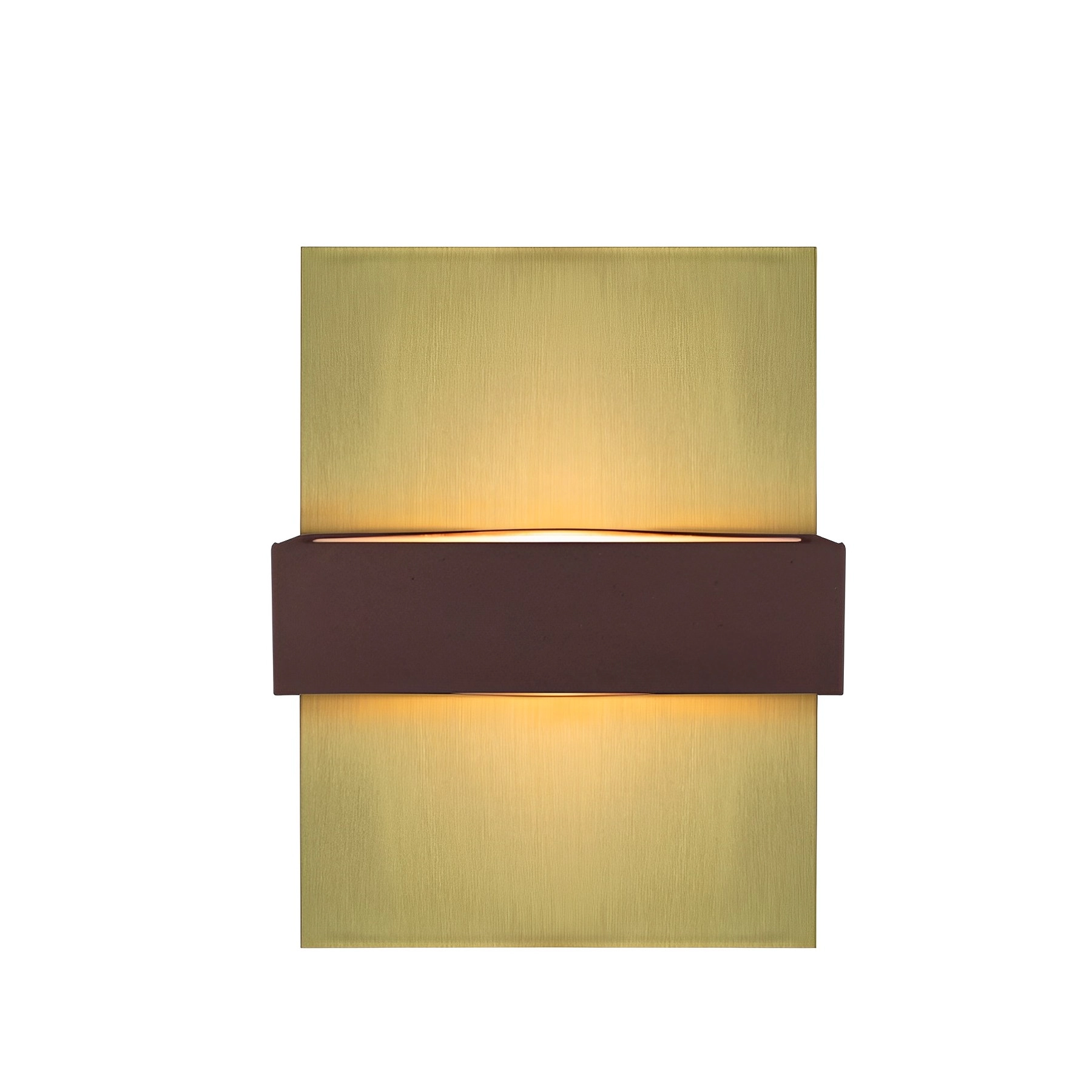 Arandela de Parede Externa IP65 Blumenau Iluminação Marrom Bivolt