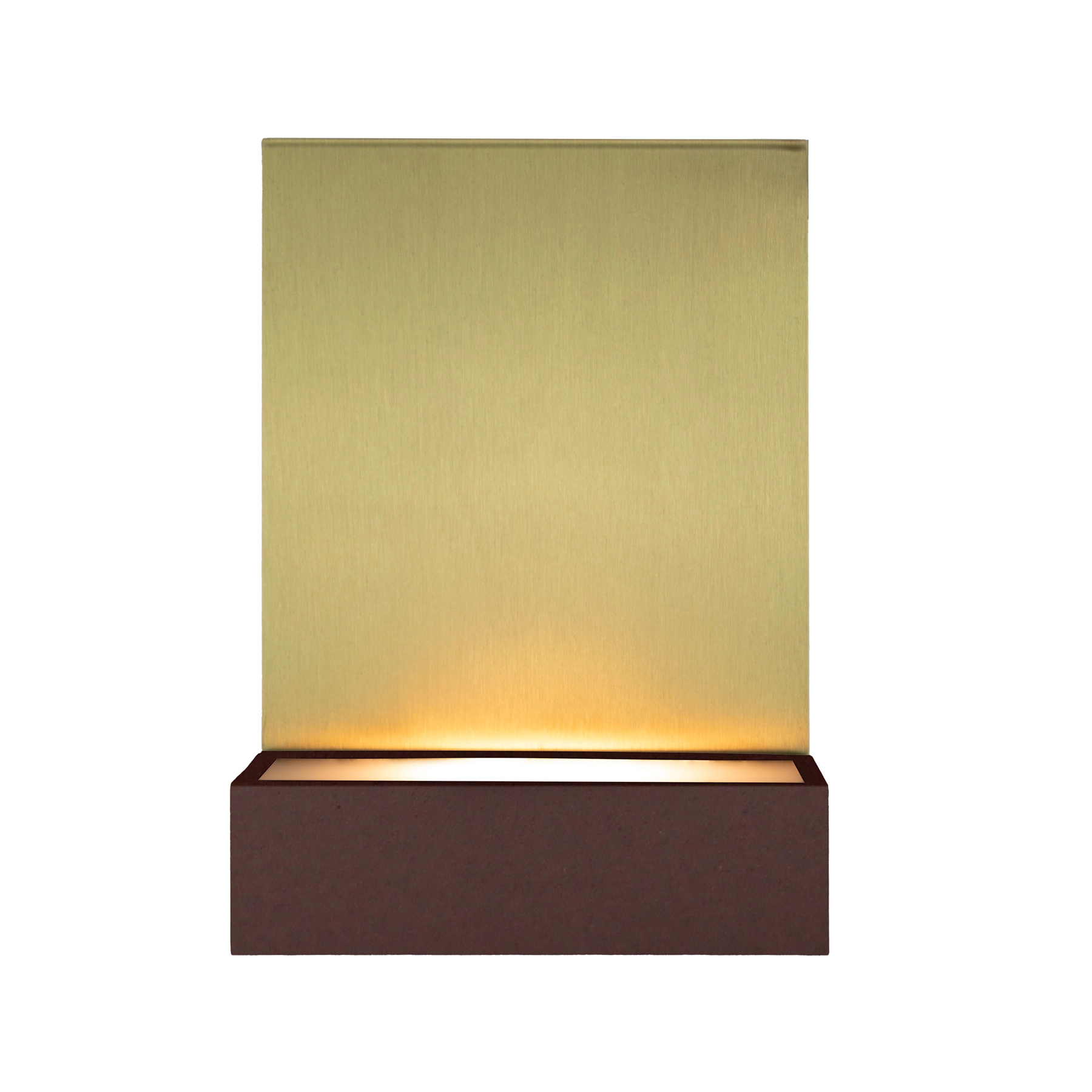 Arandela de Parede Externa IP65 Blumenau Iluminação Marrom Bivolt