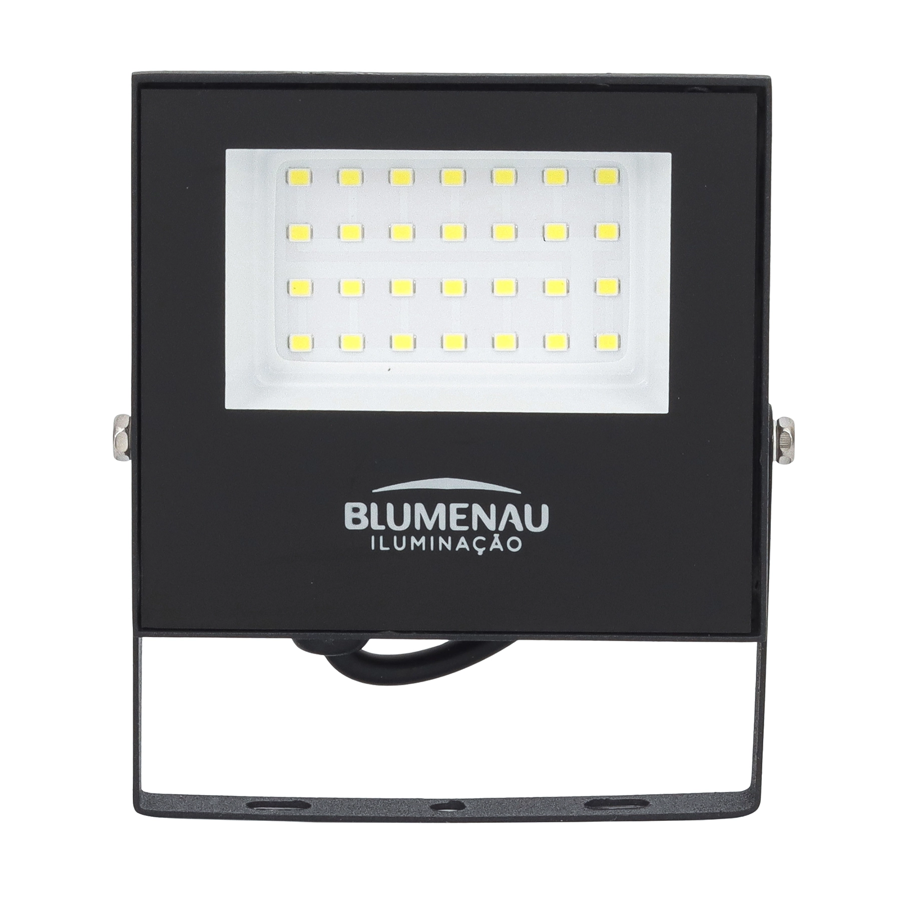 Refletor LED Luz Branca 30W 2340 Lúmens Bivolt IP65 Blumenau Iluminação