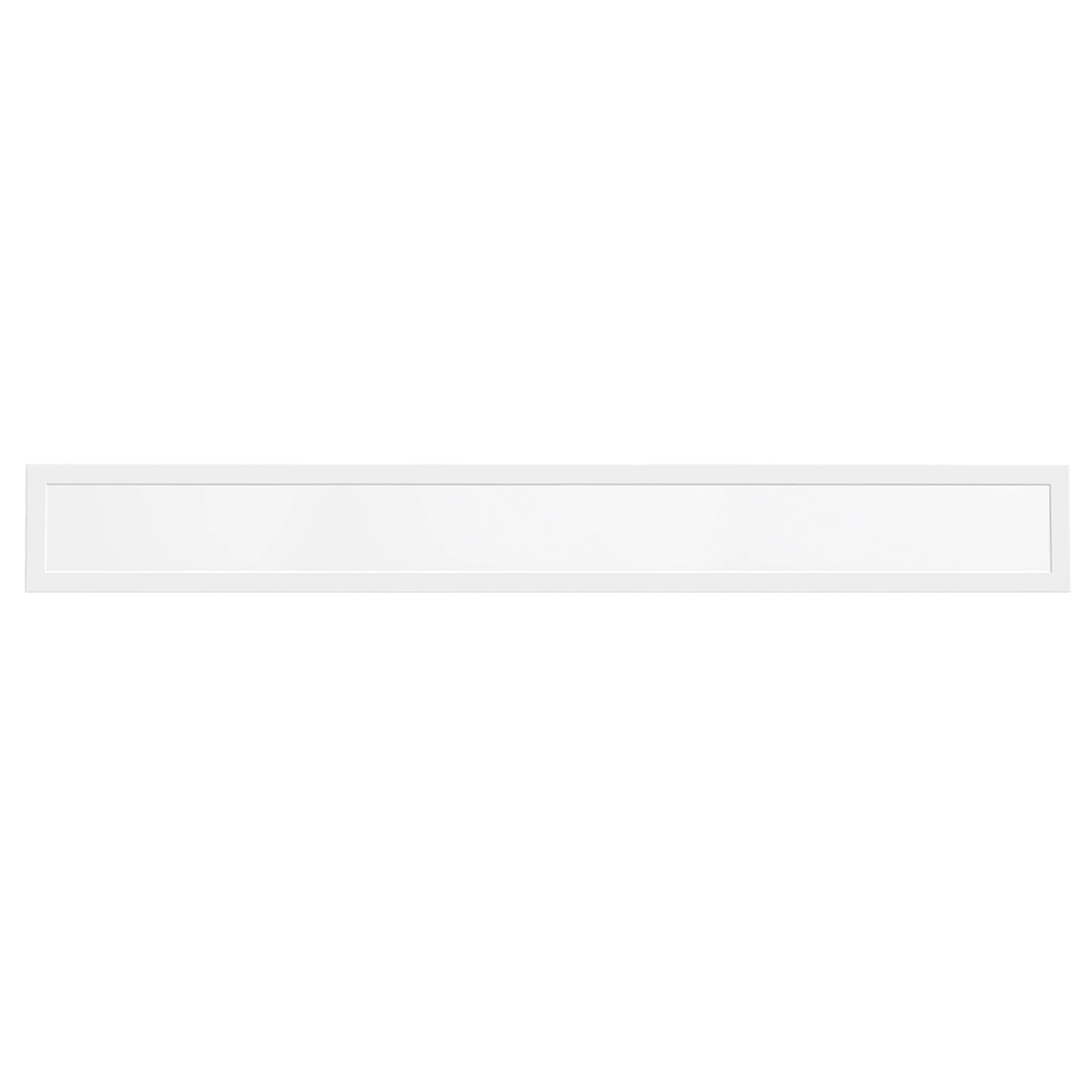 Painel de Led Sobrepor Retangular Luz Neutra 36W Blumenau Iluminação 3,8x15x124cm Branco Bivolt