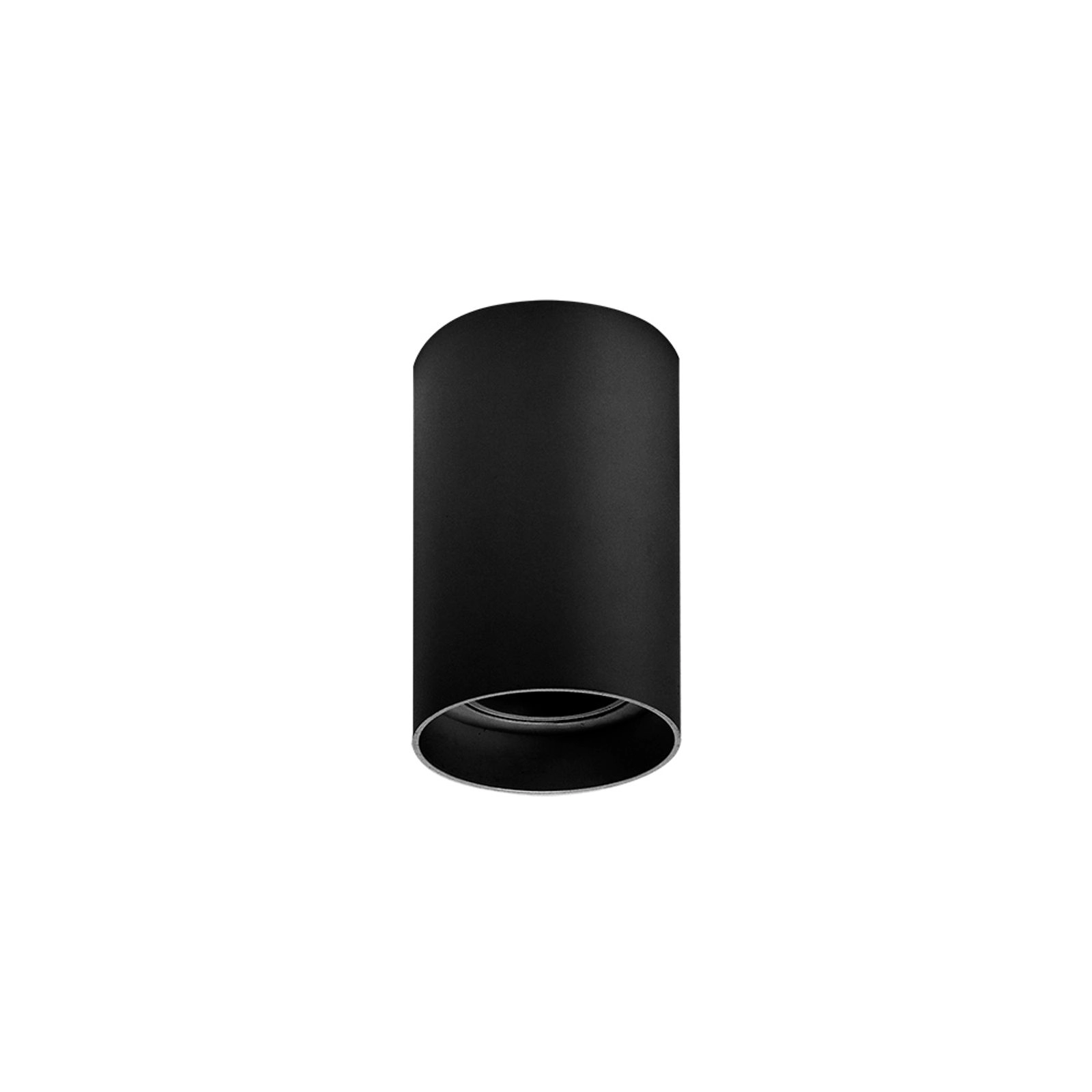 Spot De Sobrepor Recuado Blumenau Clean Para Lâmpada Mr16 Gu10 Redondo Bivolt Preto