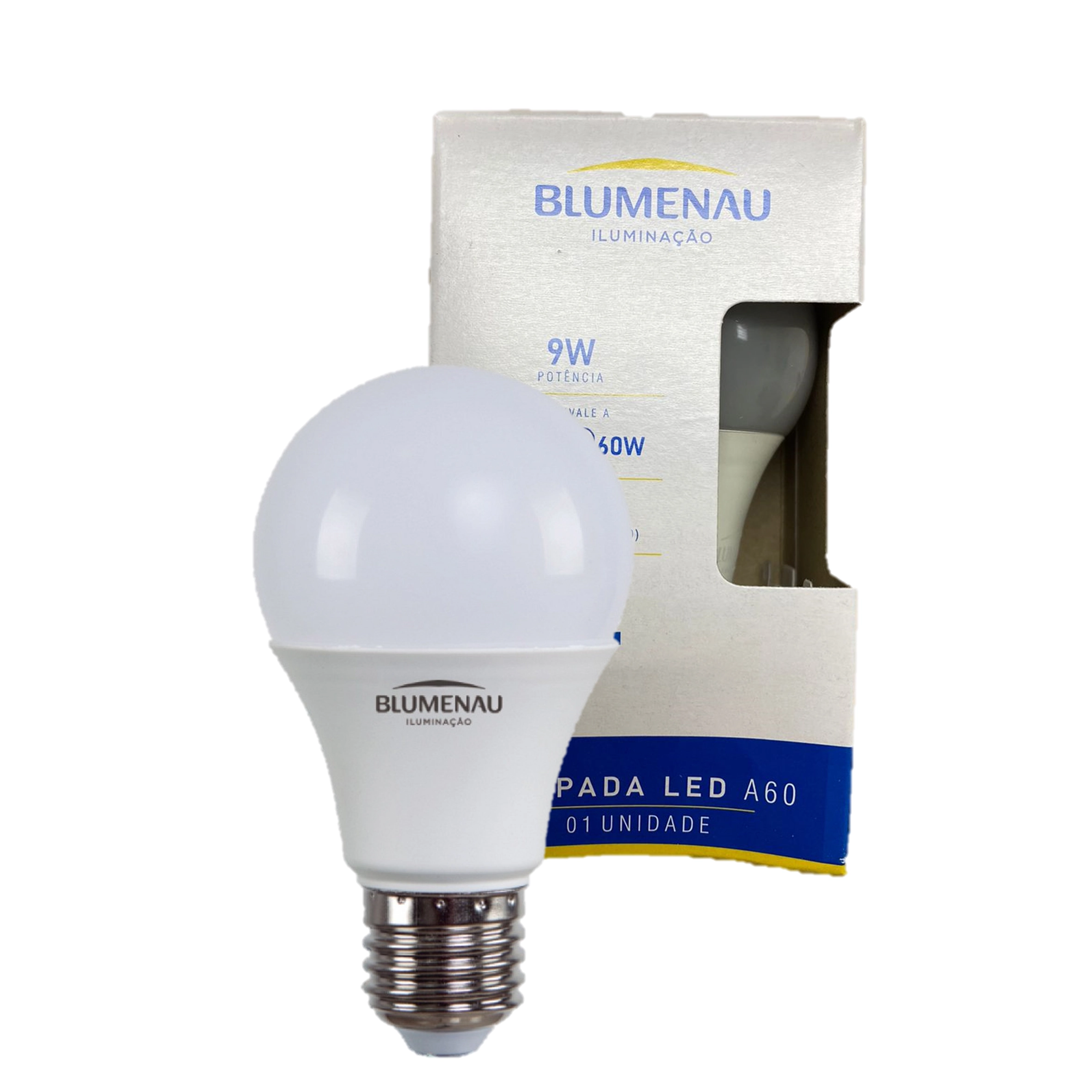 Lampada Bulbo Led 9w A60 E27 Branco Neutro 4000k Bivolt