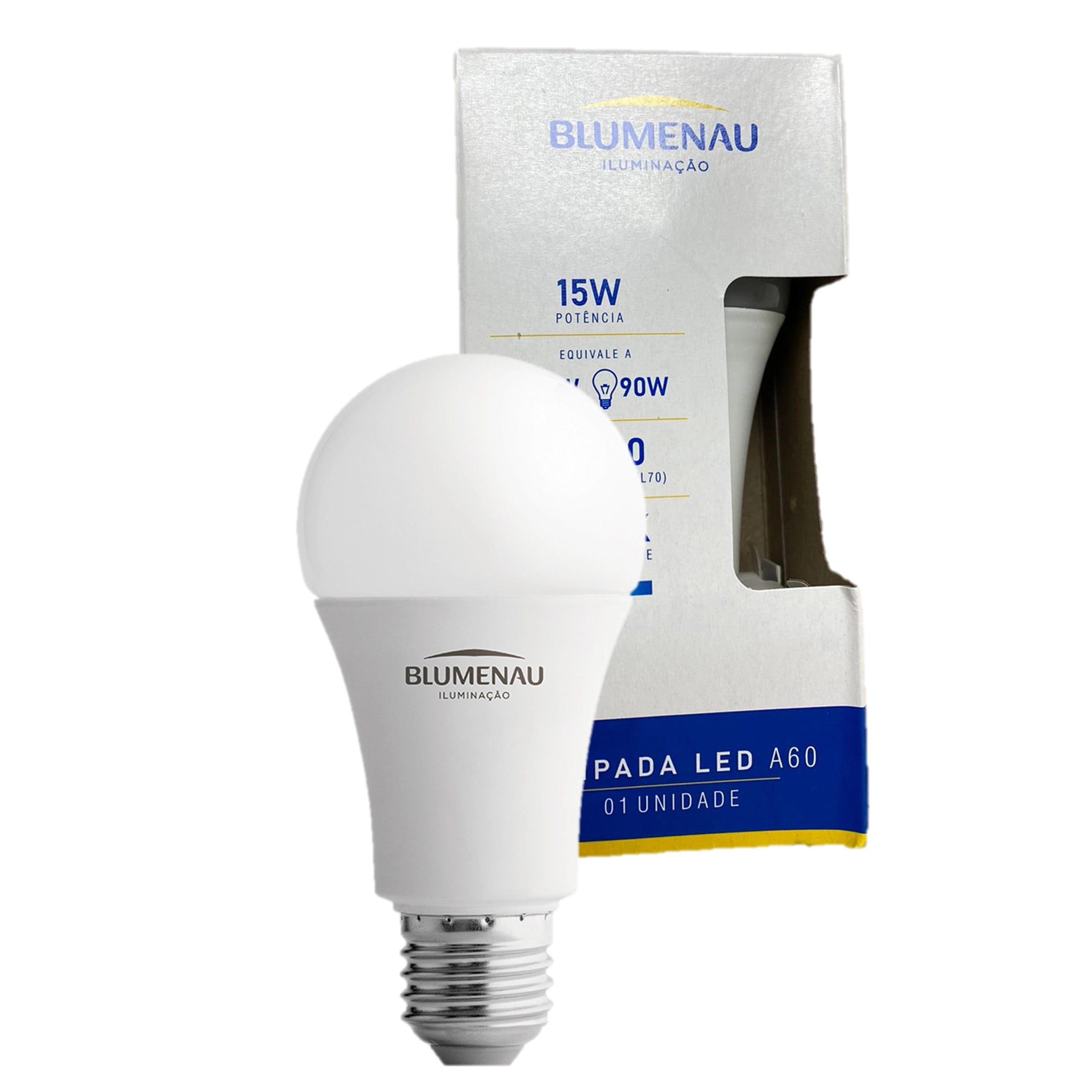 Lampada Led Bulbo 15w E27 Branca Quente 3000k Amarela