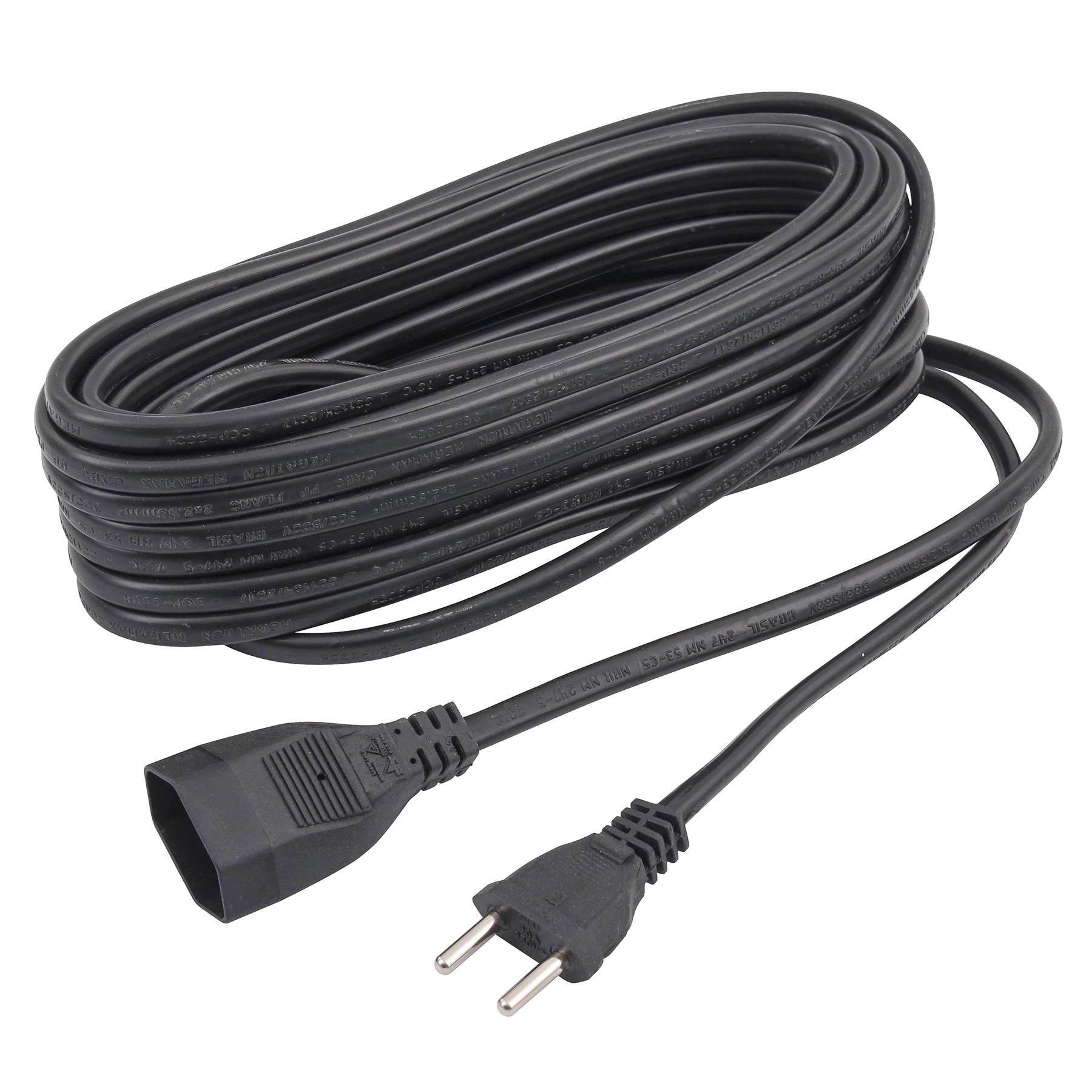 Cordão Prolongador 10 Metros 1 Tomada 20A Preto Megatron