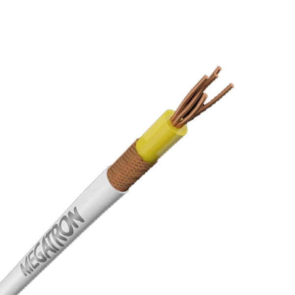 Cabo Coaxial RF0,4/2,5 Branco Megatron