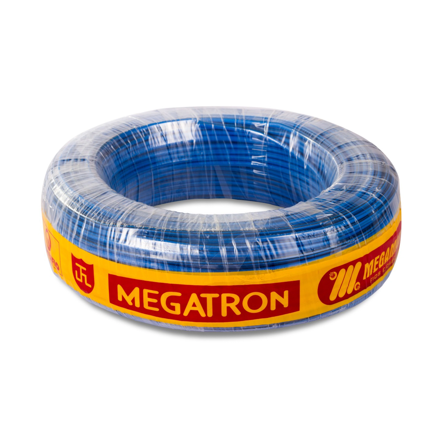 Cabo Rede Lan Cat5E 100 Metros Azul Megatron