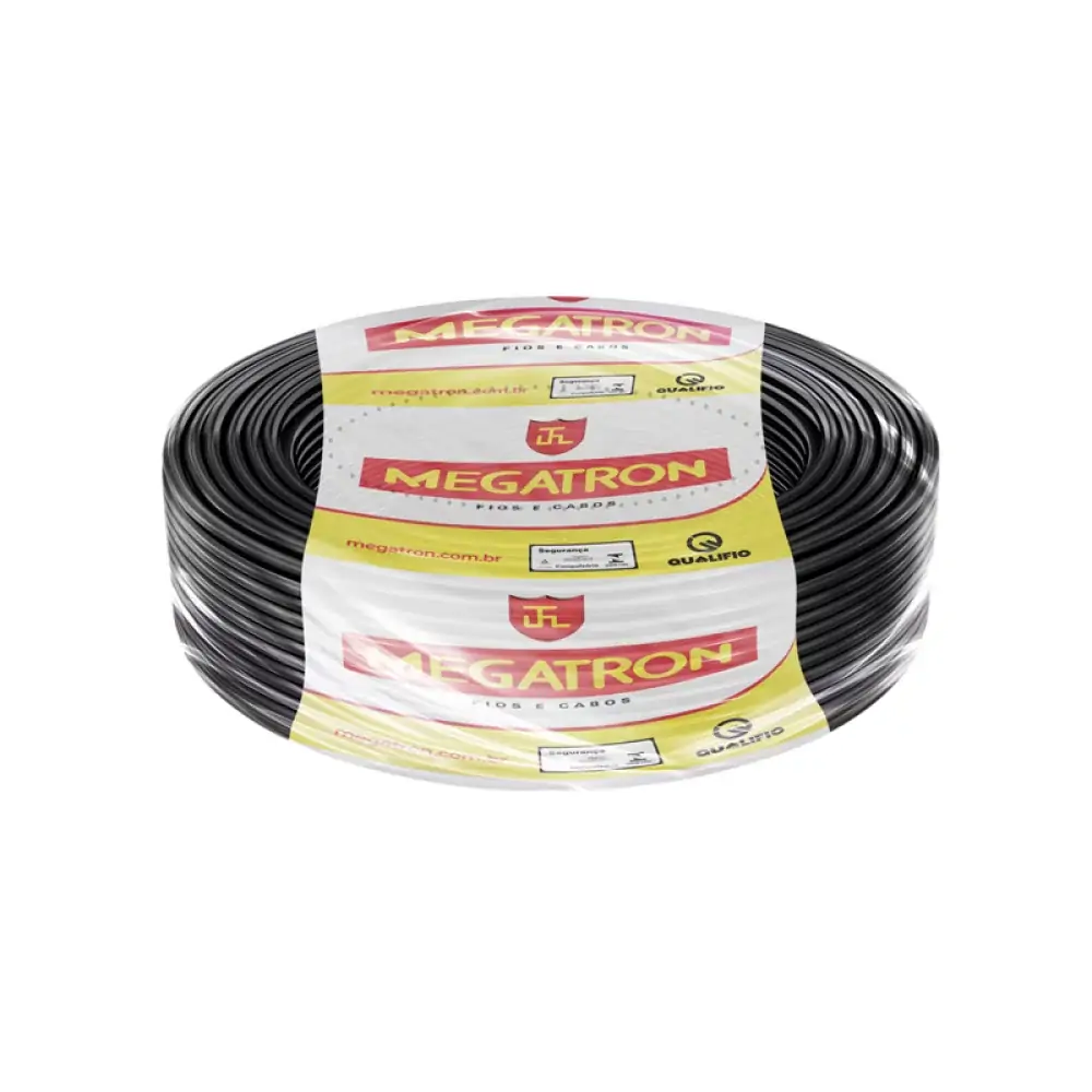 Cabo Flex 2,5mm2 100m Pt Megatron