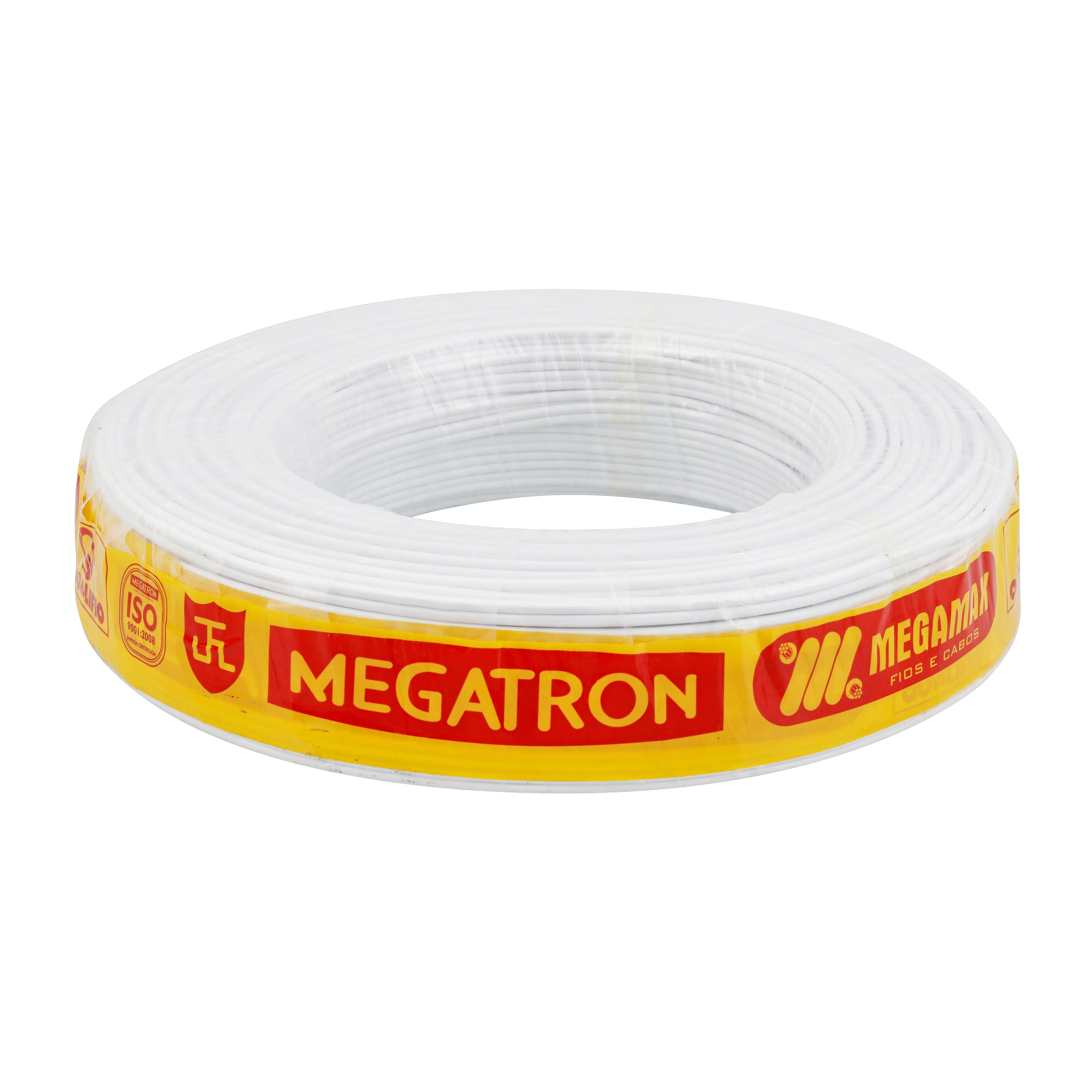 Cabo Paralelo 2x1,5mm 100m Branco Megatron