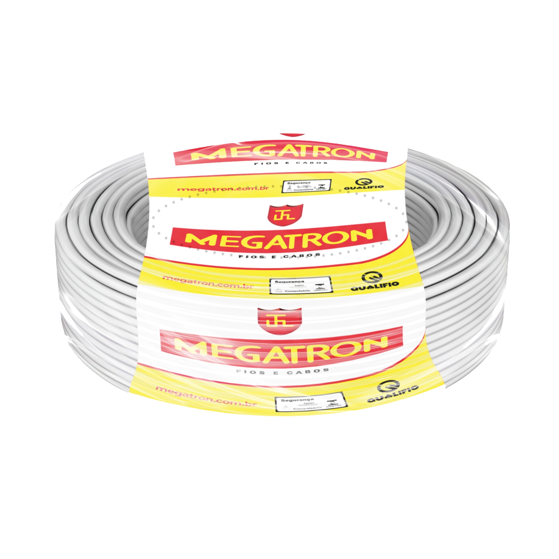 Cabo Flexível 6mm 50m Branco 750V Megatron