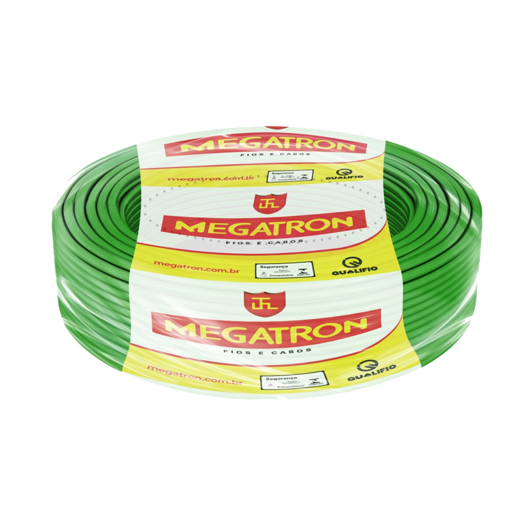 Cabo Flexível 6mm 50m Verde 750V Megatron