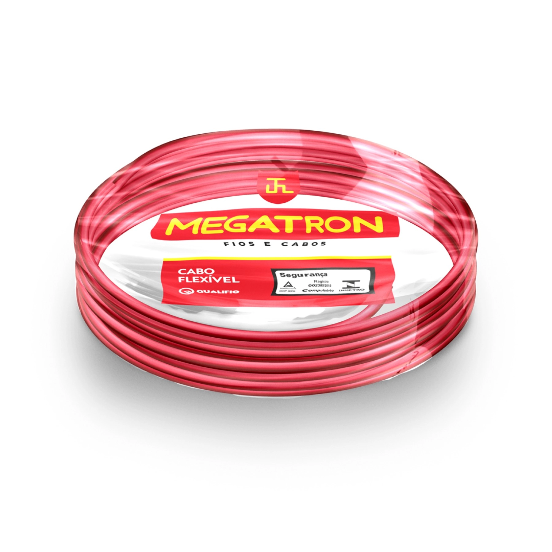 Cabo Flexível 6mm 10m Vermelho 750V Megatron