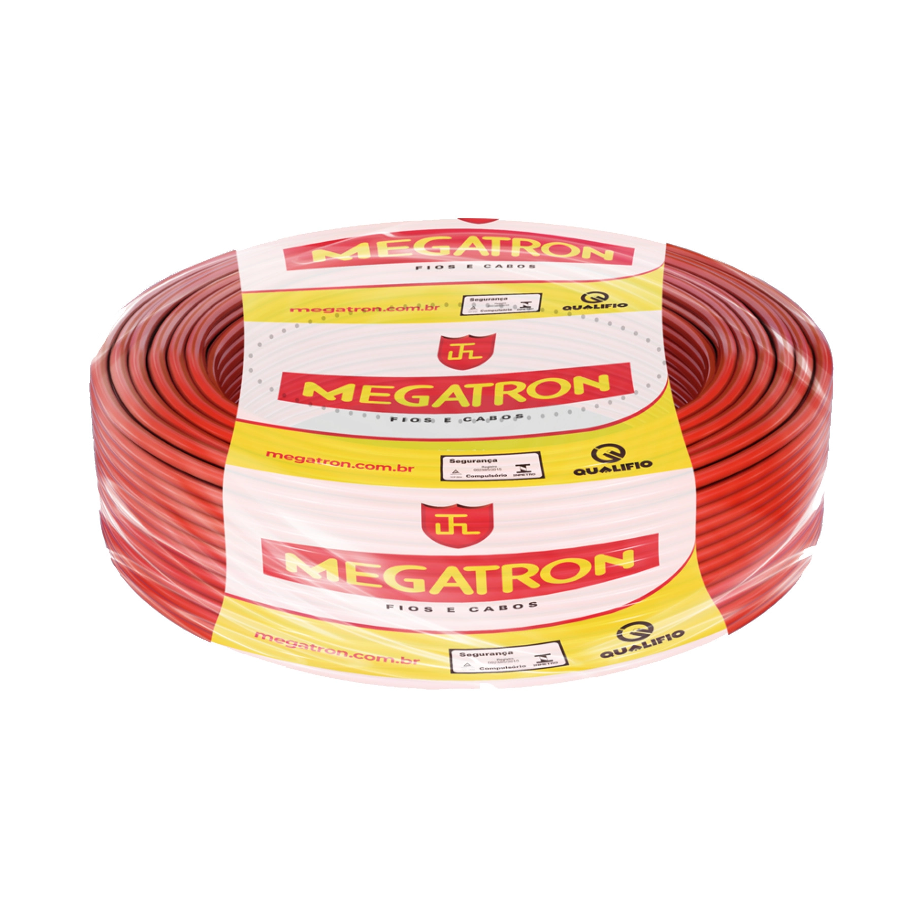 Cabo Flexível 6mm 50m Vermelho 750V Megatron