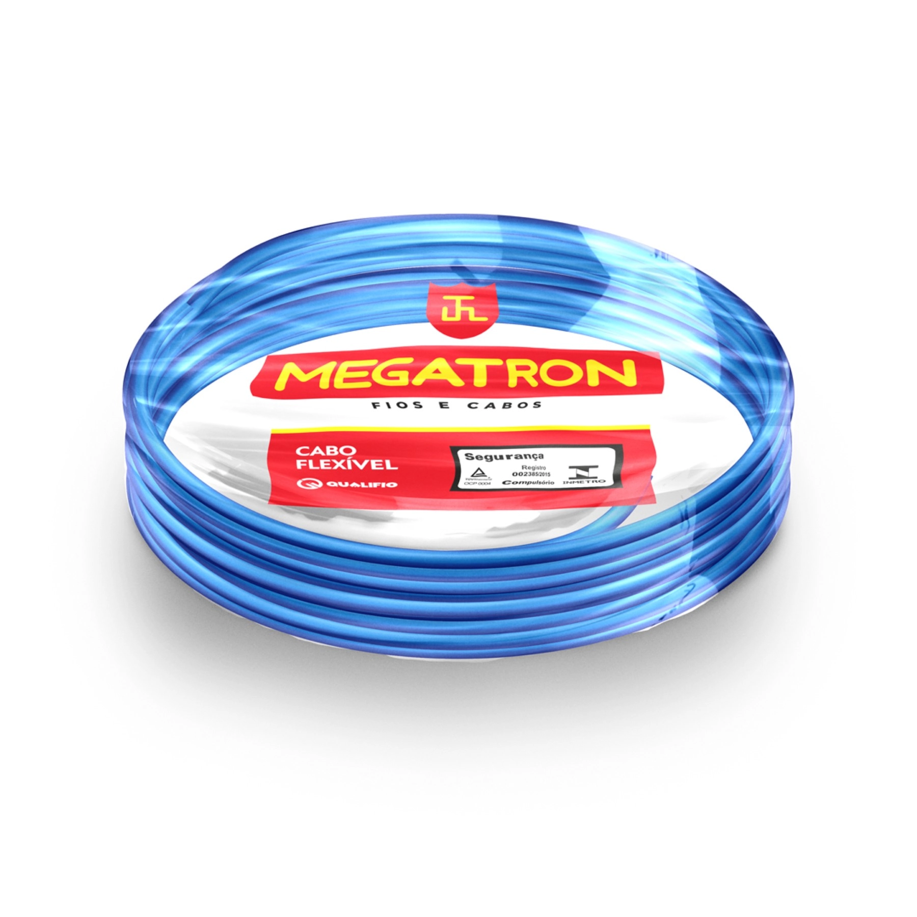 Cabo Flexível 10mm 25m Azul 750V Megatron